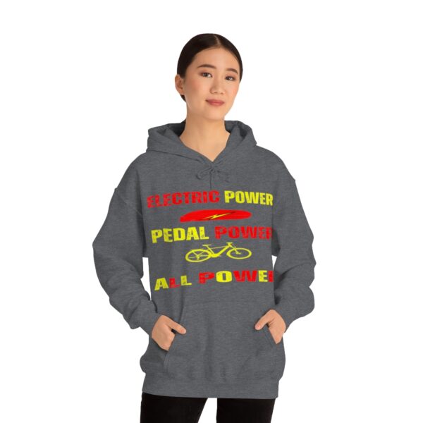 Electric Power, Pedal Power Hoodie - Image 5