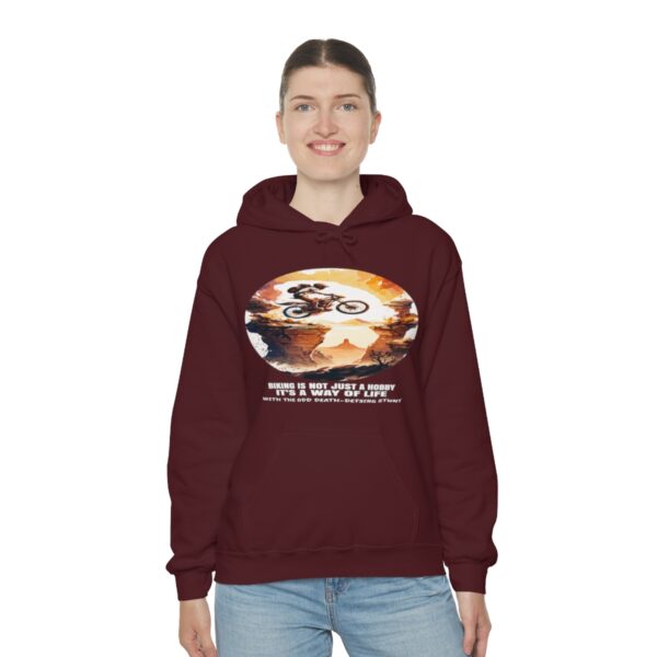 Biking Is Not Just A Hobby Its A Way Of Life Hoodie - Image 3