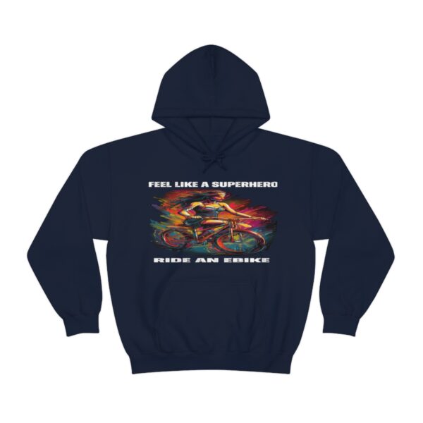 Feel Like A Superhero Ride An eBike Hoodie - Image 4