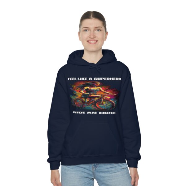 Feel Like A Superhero Ride An eBike Hoodie - Image 5