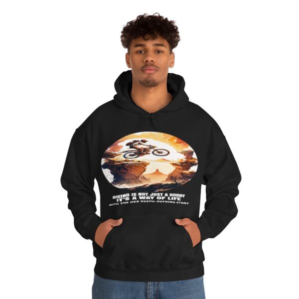 Biking Is Not Just A Hobby Its A Way Of Life Hoodie - Image 2