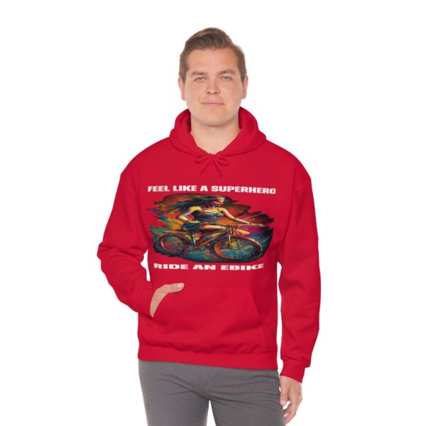 Feel Like A Superhero Ride An eBike Hoodie - Image 6