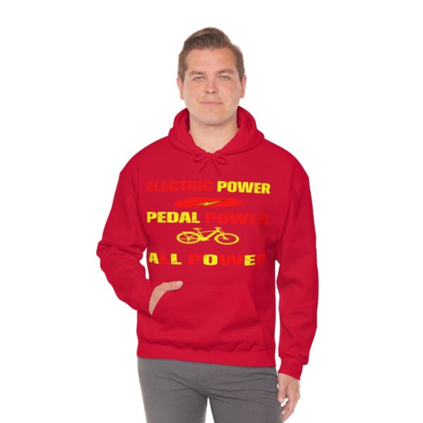 Electric Power, Pedal Power Hoodie - Image 6