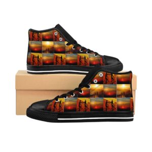 Sunset Bikers - Classic Hi-top Sneakers