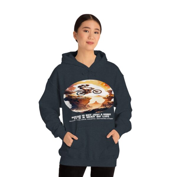 Biking Is Not Just A Hobby Its A Way Of Life Hoodie - Image 5