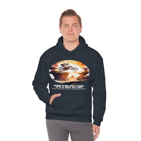 Biking Is Not Just A Hobby Its A Way Of Life Hoodie - Image 6